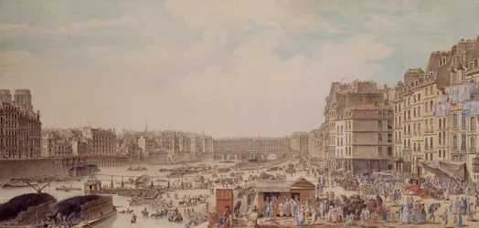 Port au Ble ja Pont Notre-Dame, 1782